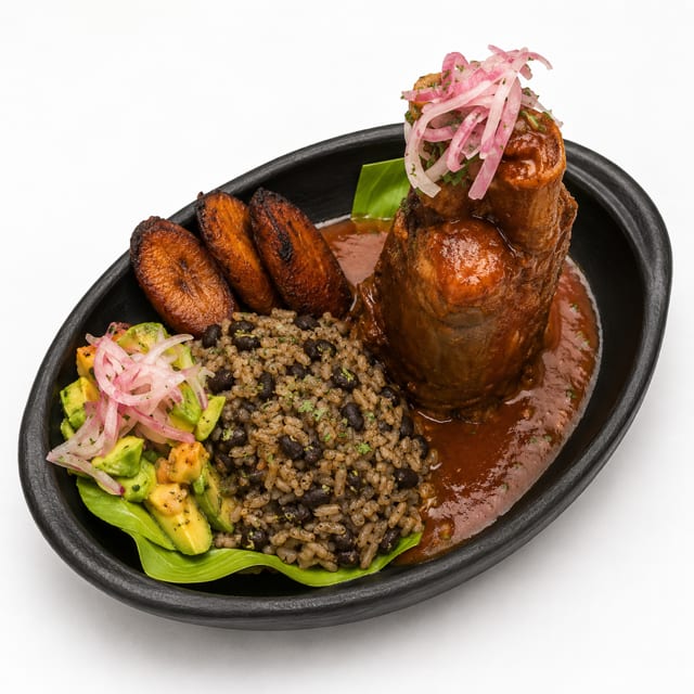 Pork Osso Bucco Encendido.