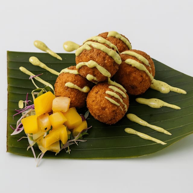 Yuca Cheese Fritters.
