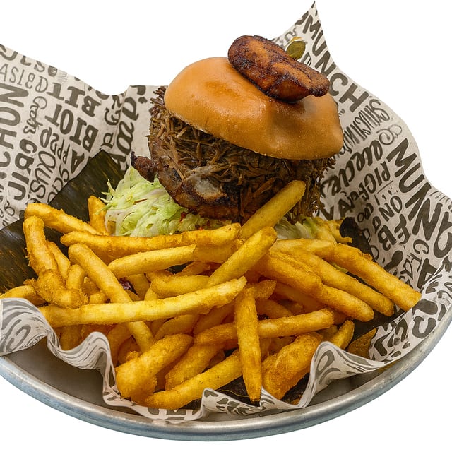 Vaca Frita Burger.