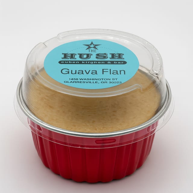 Uncrusted Guava Cheesecake.